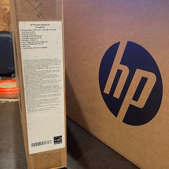 HP pavilion notebook brand new in box never opened model number 15 – AU057CL - Picture 2 of 3